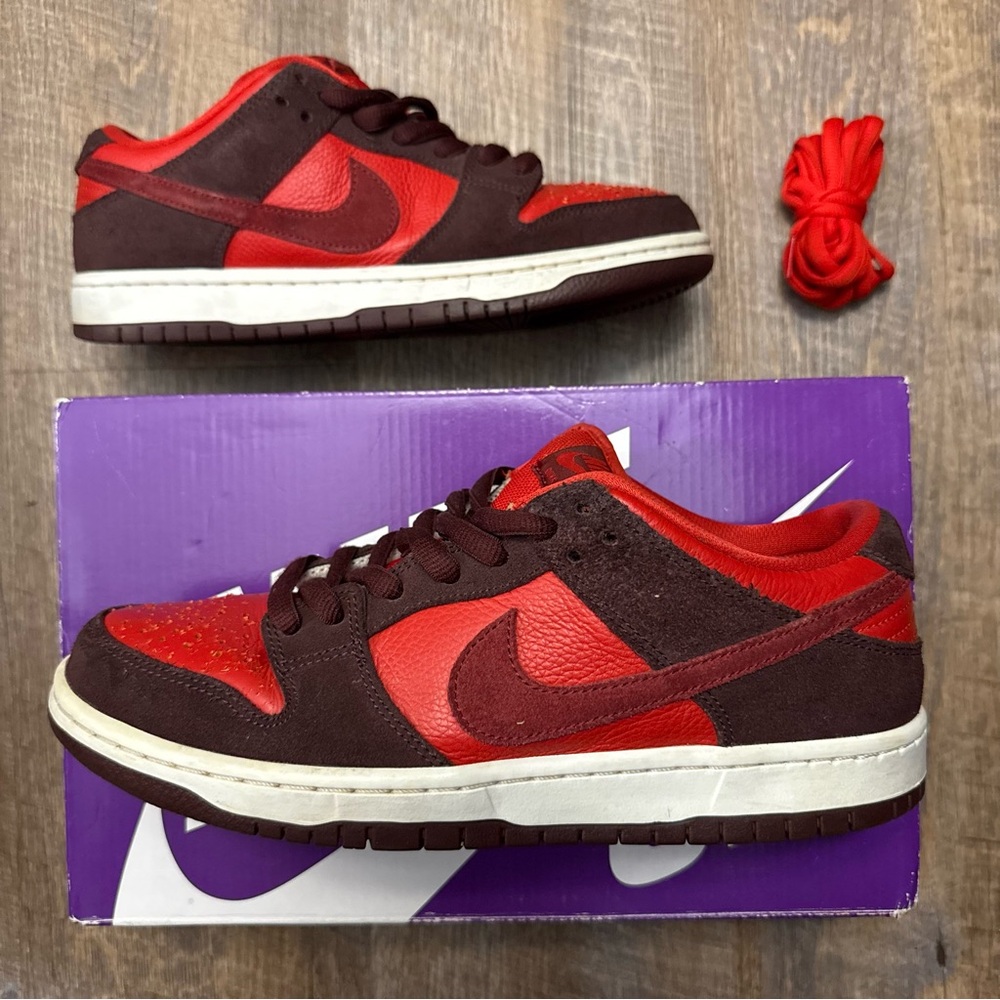 Nike SB Dunk Low Pro Fruity Pack Cherry Red Burgundy